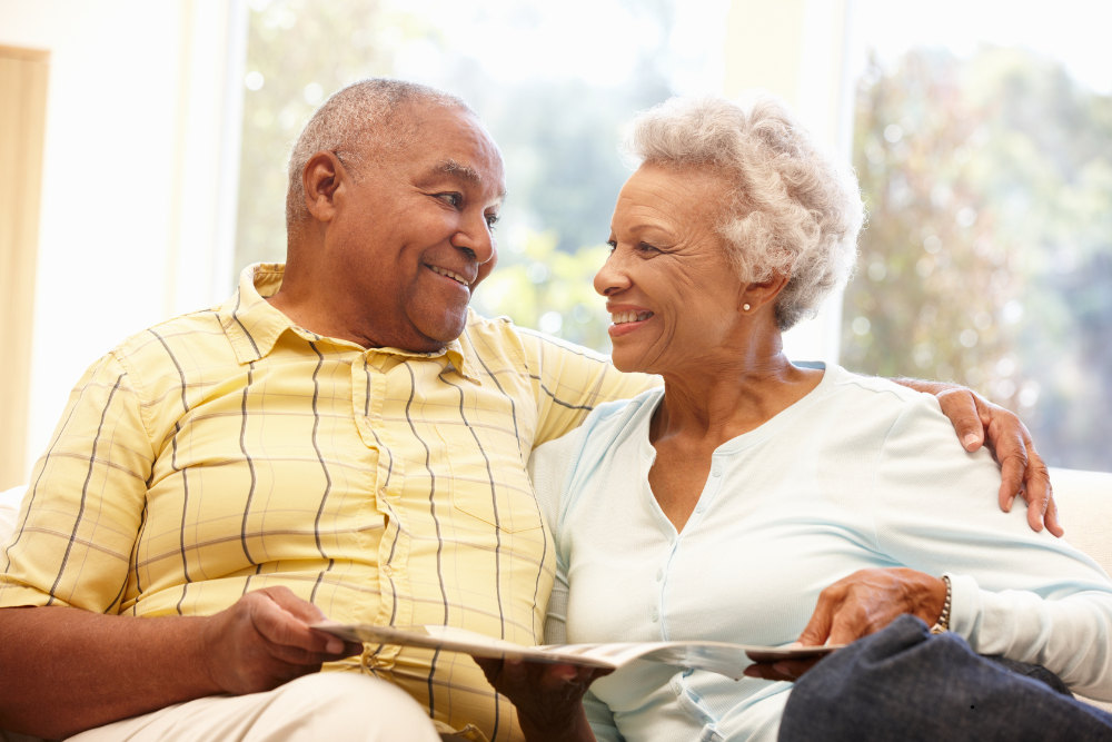 “Senior woman receiving home care with a nurse—representing long-term care insurance that supports aging in place.”