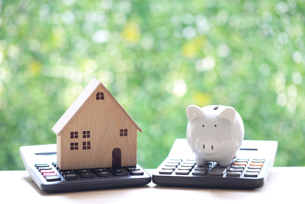 Calculator and tax form showing savings from long-term care insurance incentives.”